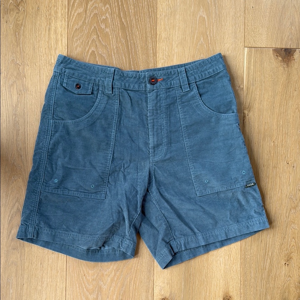 Howler Brothers Blue Corduroy Camp Shorts
